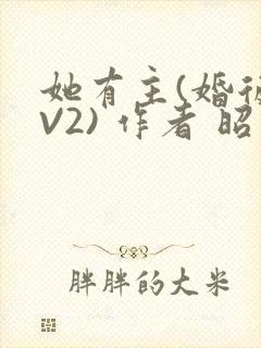 她有主(婚后1V2) 作者 昭愿封面