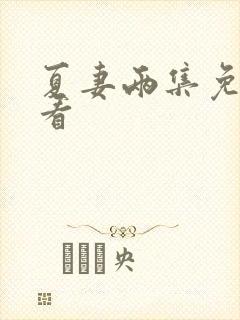 夏妻两集免费观看