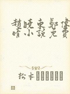 赵晓东郑伟吴雪晴小说免费阅读
