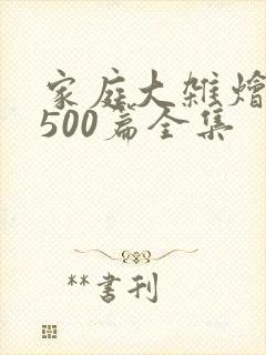 家庭大杂烩小说500篇全集
