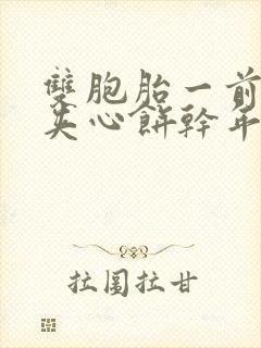 双胞胎一前一后夹心饼干年下