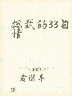 总裁的33日索情封面
