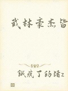 武林豪杰皆我奴
