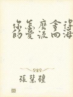 你怎么舍得让我的爱流向海