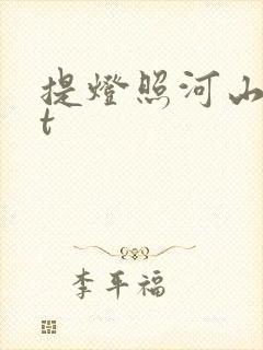 提灯照河山txt