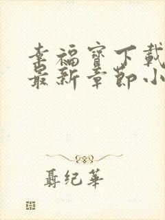 幸福宝下载免费最新章节小说
