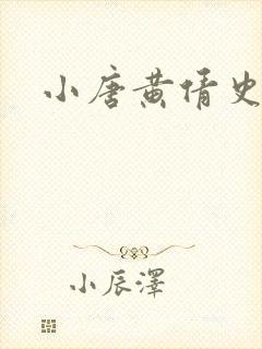 小唐黄倩史