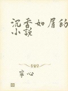 沉香如屑的原著小说