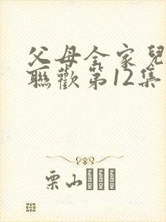 父母全家儿女大联欢第12集