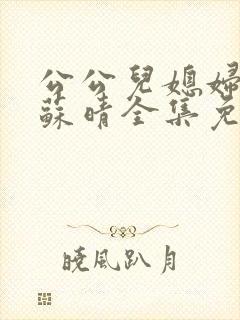 公公儿媳妇小说苏晴全集免费阅读