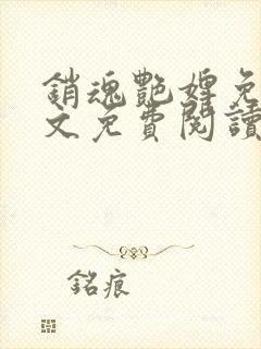 销魂艳婢免费全文免费阅读封面