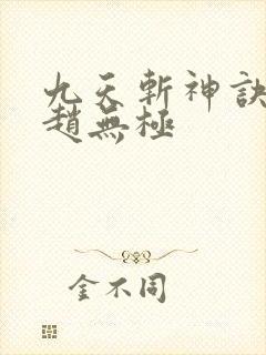 九天斩神诀林辰赵无极