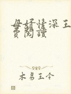 母婿情深王宇免费阅读