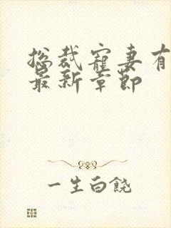 总裁宠妻有点甜最新章节封面
