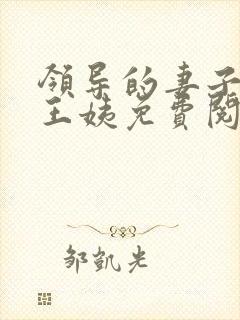 领导的妻子小说王姨免费阅读全文
