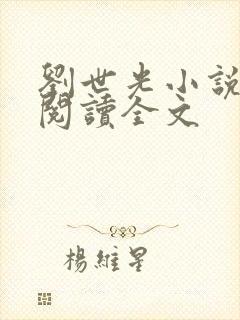 刘世光小说在线阅读全文