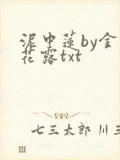泥中莲by金银花露txt