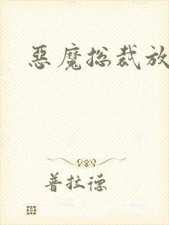 恶魔总裁放了我