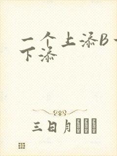 一个上添B一个下添