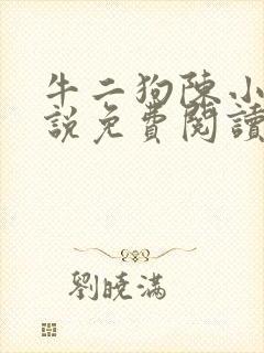 牛二狗陈小燕小说免费阅读无弹窗牛