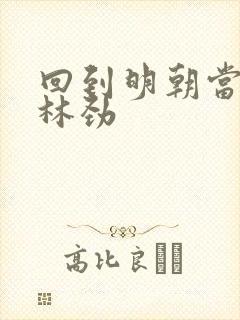 回到明朝当王爷林劲