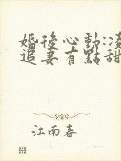婚后心动:凌总追妻有点甜无删减