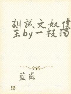 训诫文奴仆双男主by一枝独秀