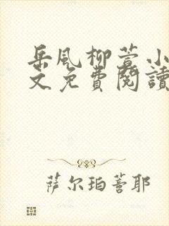 岳风柳萱小说全文免费阅读