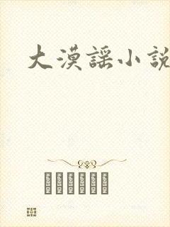 大漠谣小说封面