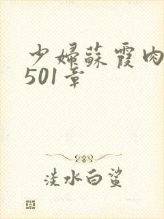 少妇苏霞肉欲第501章