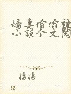 娇妻偷偷被人骑小说全文阅读