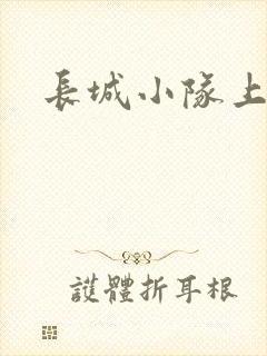 长城小队上中下