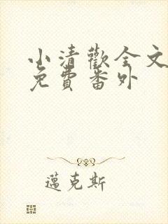 小清欢全文阅读免费番外封面