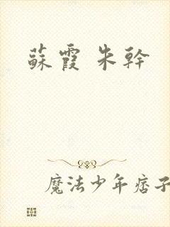 苏霞 朱干