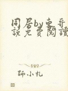 同居by东哥小说免费阅读全文无弹窗