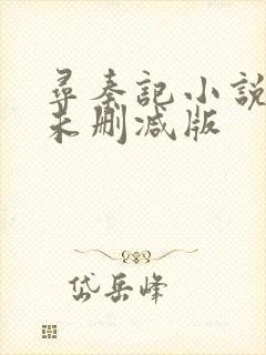 寻秦记小说原著未删减版