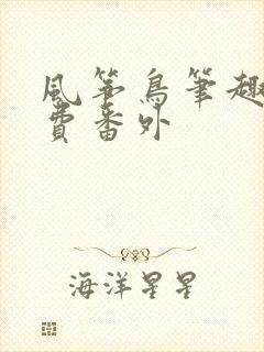风筝鸟笔趣阁免费番外封面