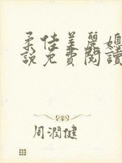 柔佳美丽媳妇小说免费阅读封面