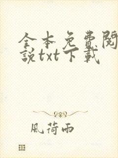 全本免费阅读小说txt下载