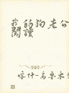 我的狗老公免费阅读
