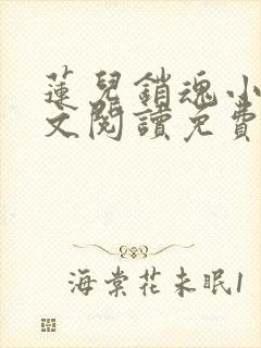 莲儿销魂小说全文阅读免费无弹窗