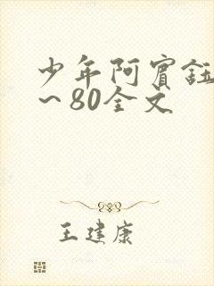 少年阿宾钰慧1～80全文