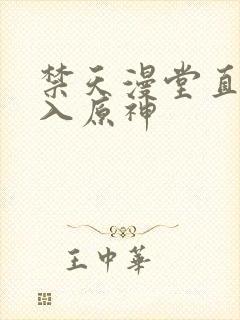 禁天漫堂直接进入原神封面