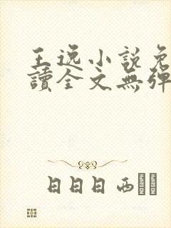 王逸小说免费阅读全文无弹窗