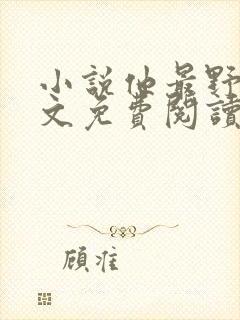 小说他最野了全文免费阅读