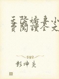 天降娇妻小说免费阅读全文