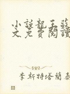 小说龙王苏泽全文免费阅读封面