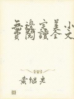 无边完美小说免费阅读全文最新章节