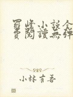 罗峰小说全文免费阅读无弹窗