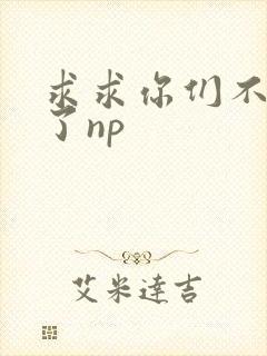 求求你们不要做了np封面